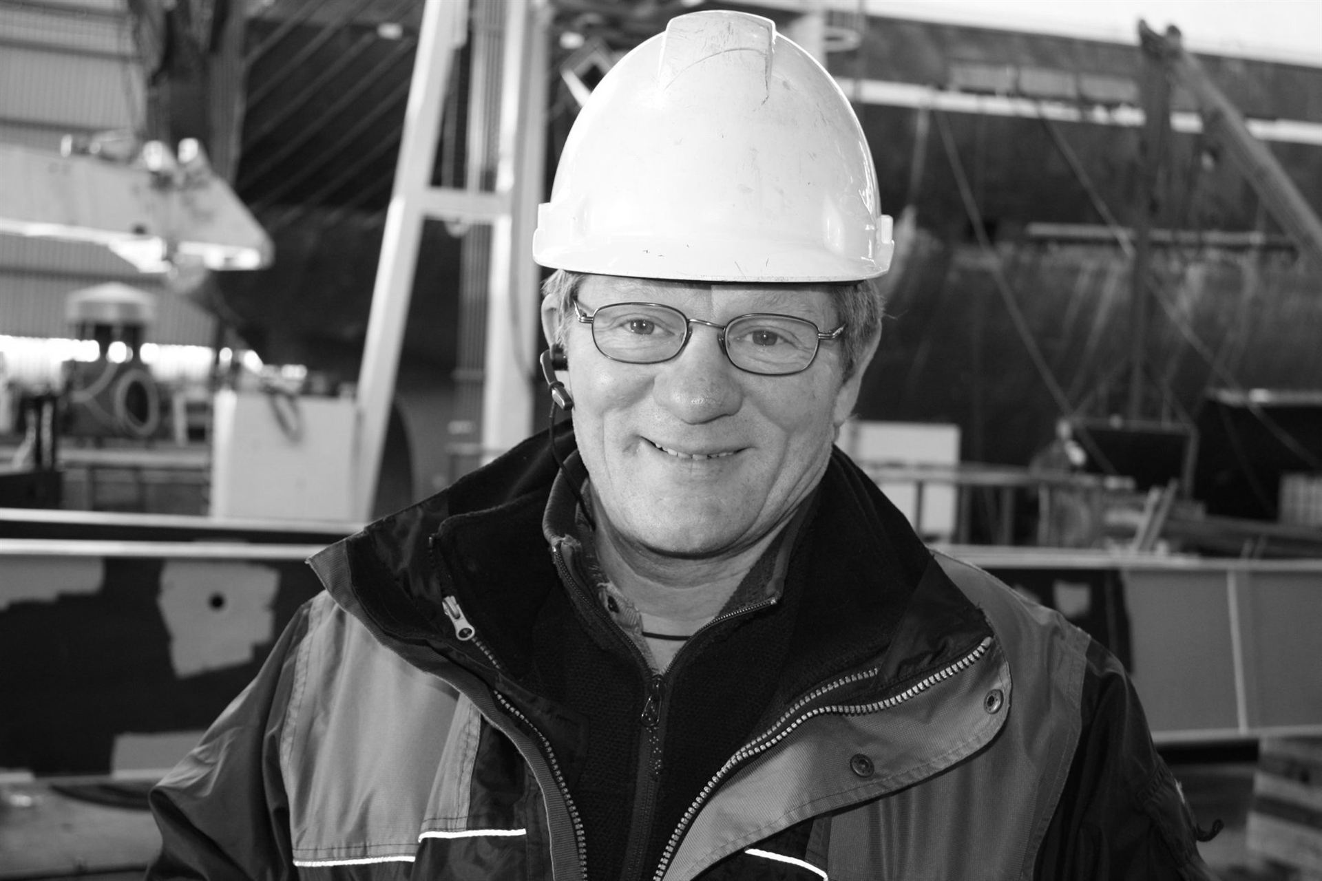 Arbeid på verftet hos Skarvik